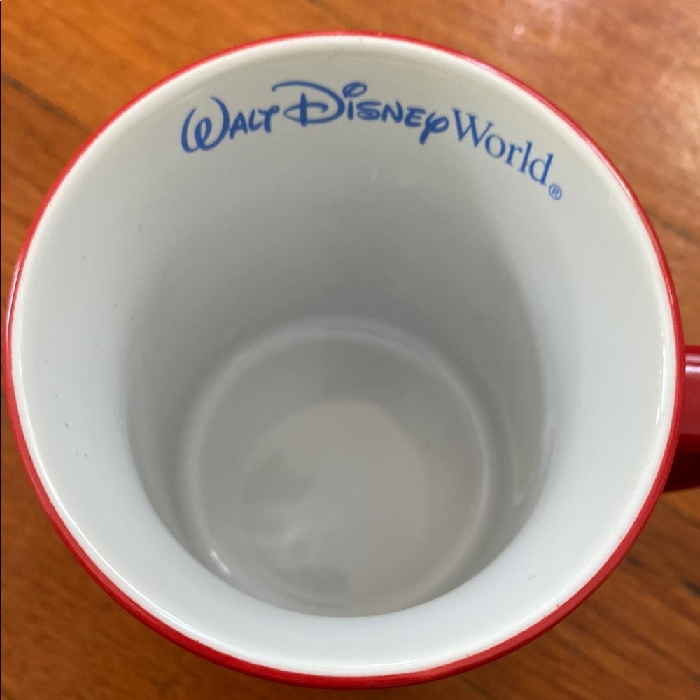 Disney Red Mug with Mickey and Friends 2000 Design - Picture 3 of 4